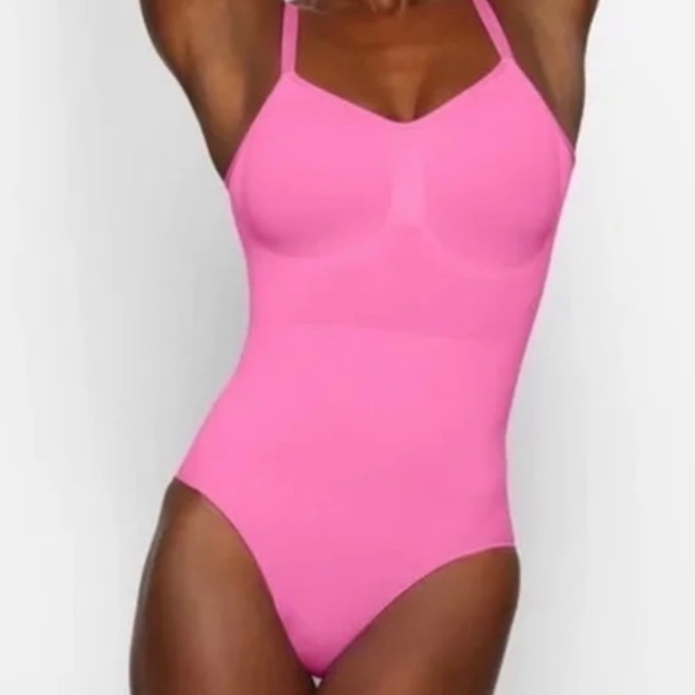 Skims Neon Orchid Sculpting Brief Bodysuit